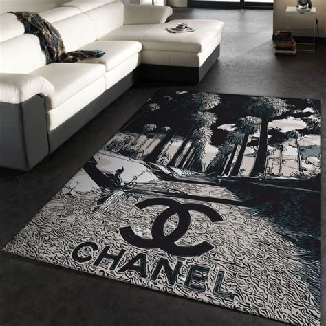 chanel rug grey